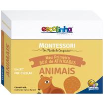 Livro - Escolinha MONTESSORI Meu P BOX de Atividades: Animais (Escolinha)