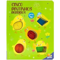Livro - Esconde-Esconde animado! Toque & Sinta:Cinco Pintinhos Perdidos