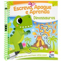 Livro - Escreva, Apague e Aprenda: Dinossauros