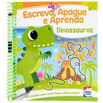 Livro - Escreva, Apague e Aprenda: Dinossauros Livro - Escreva, Apague e Aprenda: Dinossauros