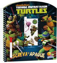 Livro - Escreva e apague licenciados: Ninja Turtles