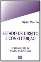 Livro - Estado de direito e constituição - 1 ed./2010