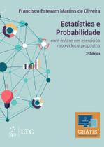 Livro - Estatística e Probabilidade: com ênfase em exercícios resolvidos e propostos