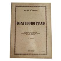 Livro estudo do piano elementos fundamentais música e técnica do piano 3 caderno - heitor alimonda ( estoque antigo )