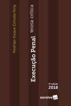 Livro - Execução penal - 4ª edição de 2018