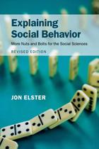 Livro explicando o comportamento social mais porcas e parafusos Cambridge Livro explicando o comportamento social mais porcas e parafusos Cambridge