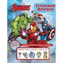 Livro - Explorando Aventuras - Vingadores com Tatuagens