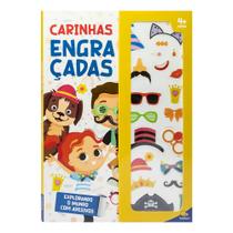Livro - Explorando o Mundo com adesivos: Carinhas Engraçadas Livro - Explorando o Mundo com adesivos: Carinhas Engraçadas