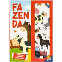 Livro - Explorando o Mundo com adesivos: Fazenda