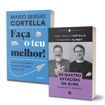 Livro Faça O Teu Melhor, Aprimorar Competência Recusar Mediocridade + Quatro Estações da Alma - Mario Sergio Cortella Livro Faça O Teu Melhor, Aprimorar Competência Recusar Mediocridade + Quatro Estações da Alma - Mario Sergio Cortella