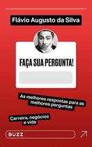 Livro Faça sua pergunta! Flávio Augusto da Silva - Buzz