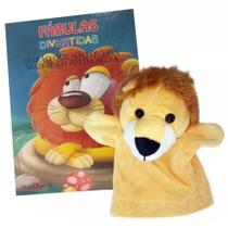 Livro + Fantoche Fábulas Divertidas - O Leão que não... - BOM BOM BOOKS Livro + Fantoche Fábulas Divertidas - O Leão que não... - BOM BOM BOOKS