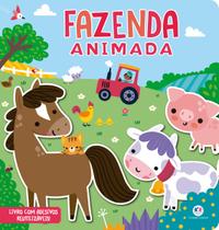Livro - Fazenda Animada - Livro com adesivos reutilizáveis