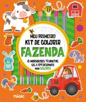 Livro - Fazenda - Kit de atividades com marcadores e canetas perfumadas