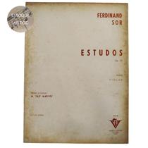 Livro ferdinand sor estudos op. 35 para violao rev m. são marcos (estoque antigo)