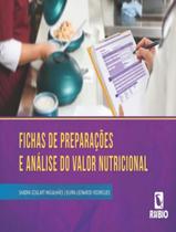 Livro - Ficha De Preparacoes E Analise Do Valor Nutricional