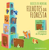 Livro - Filhotes da floresta: blocos de montar