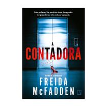 Livro físico, A contadora, Freida McFadden autora da série a empregada