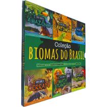 Livro Físico Box Com 6 Livros Coleção Biomas do Brasil: Amazônia, Caatinga, Pampa, Cerrado, Mata Atlântica e Pantanal - Editora Pé da Letra