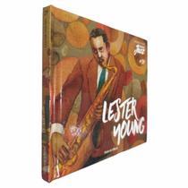 Livro Físico Com CD Coleção Folha Lendas do Jazz Volume 24 Lester Young - Publifolha
