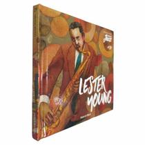 Livro Físico Com CD Coleção Folha Lendas do Jazz Volume 24 Lester Young