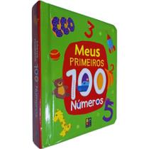 Livro Físico Infantil Cartonado Série Meus Primeiros: 100 Números Capa Almofadada - Editora Pé da Letra