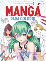 Livro Físico Mangá Para Colorir: Universo Colorido - Editora Pé da Letra