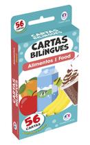 Livro - Flash Cards Cartas Bilíngues - Alimentos - Food