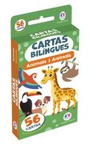 Livro - Flash Cards Cartas Bilíngues - Animais - Animals