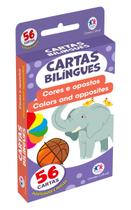 Livro - Flash Cards Cartas Bilíngues - Cores e Opostos - Colors and Opposites