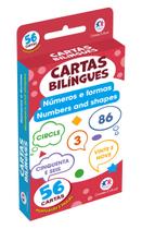 Livro - Flash Cards Cartas Bilíngues - Números e Formas - Numbers and Shapes