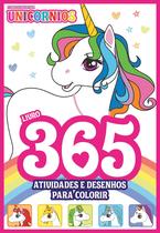 Livro - Floresta Encantada Livro 365 Atividades e Desenhos para Colorir Unicórnios