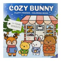 Livro - Fluffy Friends - Coloring Book: Cozy Bunny