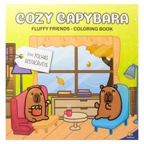 Livro - Fluffy Friends - Coloring Book: Cozy Capybara