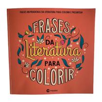 Livro Frases Da Literatura Para Colorir Lettering Culturama