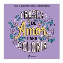 Livro frases de amor para colorir - lettering para colorir - culturama