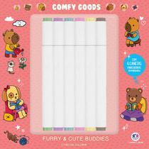 Livro - Furry and Cute Buddies - para colorir