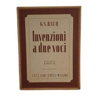 Livro g.s bach invenzioni a due voci per pianoforte (estoque antigo Livro g.s bach invenzioni a due voci per pianoforte (estoque antigo