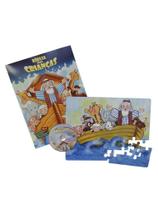 Livro Gigante com Quebra-Cabeça - Bíblia Para Crianças 35x28 cm