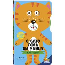Livro - GIRE O DISCO! GATO TOMA UM BANHO, O