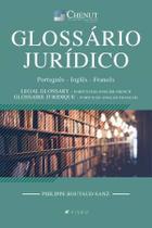 Livro - Glossário Jurídico: Português - Inglês - Francês - Editora viseu