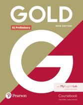 Livro - Gold B1 Preliminary New Edition Coursebook with MyEnglishLab