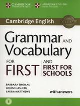 Livro - Grammar And Vocabulary For First And First For Schools With Answers - CAMBRIDGE UNIVERSITY Livro - Grammar And Vocabulary For First And First For Schools With Answers - CAMBRIDGE UNIVERSITY