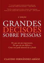 Livro - Grandes Decisões Sobre Pessoas