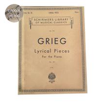 Livro grieg lyrical pieces for the piano op.54 volume 775 (estoque antigo) Livro grieg lyrical pieces for the piano op.54 volume 775 (estoque antigo)