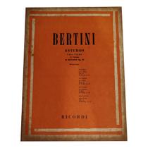 Livro h. bertini op. 29 estudos para piano 25 estudos 2 volume rev. mugellini ( estoque antigo )