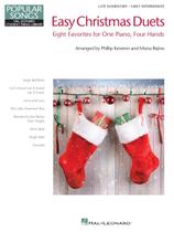 Livro Hal Leonard Easy Christmas Duets Piano 4 Hands