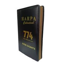 Livro Harpa com Corinhos Letra Grande Luxo Livro Harpa com Corinhos Letra Grande Luxo