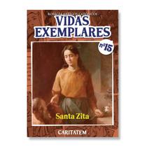 Livro ( História em Quadrinhos ) Vidas Exemplares - nº 15 - Santa Zita - Editora Caritatem
