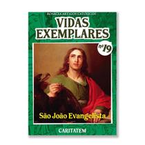 Livro ( História em Quadrinhos ) Vidas Exemplares - nº 19 - São João Evangelista - Editora Caritatem